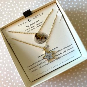 Luna Norte~ Howlite necklace set